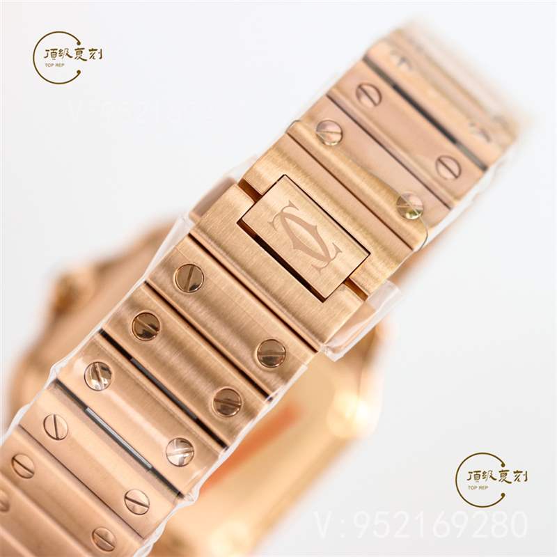 GF廠卡地亞35mm中號山度士復(fù)刻表新品做工評測-復(fù)刻表