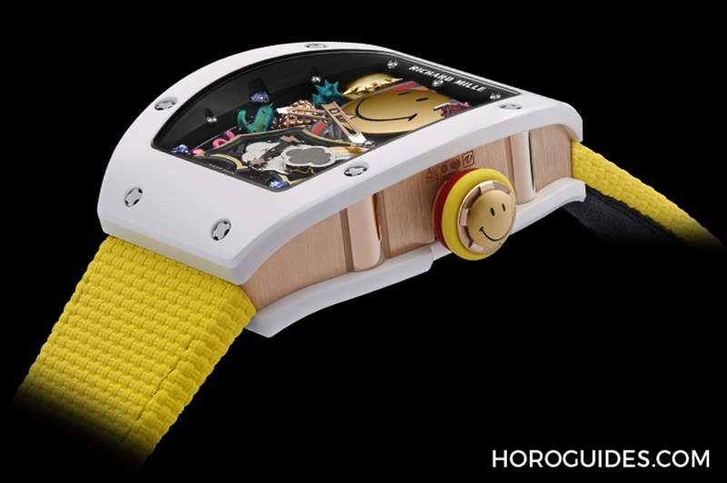 Richard Mille少見樂園化的一面！ RM 88 Smiley自動上鏈陀飛輪腕表-復刻表