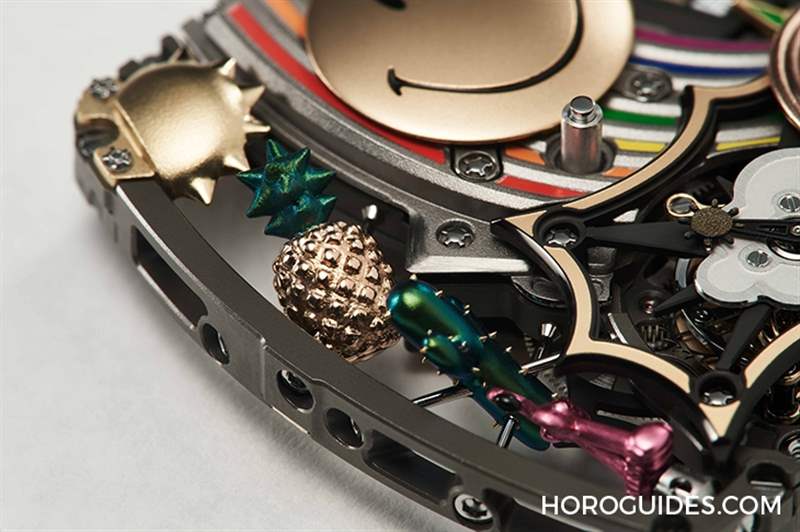 Richard Mille少見樂園化的一面！ RM 88 Smiley自動上鏈陀飛輪腕表-復刻表