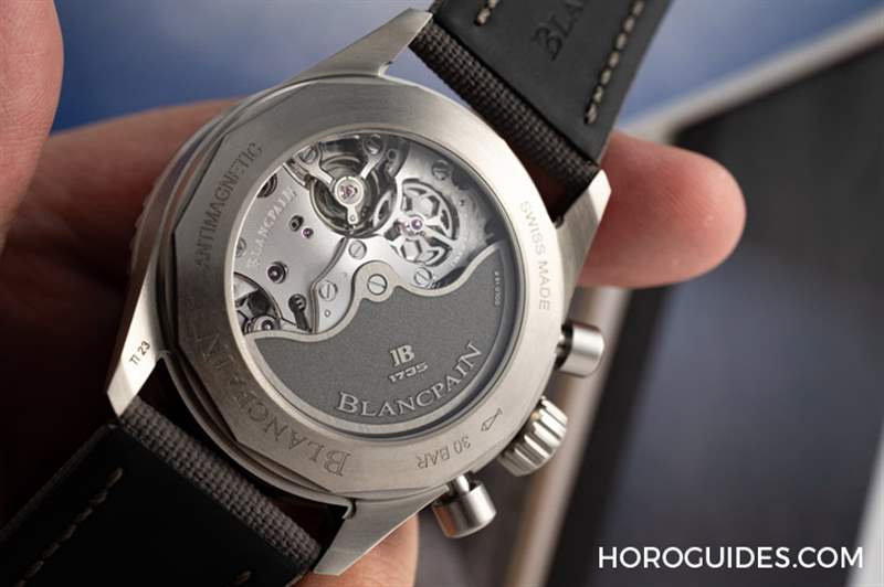 18K紅金藍(lán)面、23級鈦灰面，Blancpain五十噚深潛器飛返計時碼表兩款延伸新作-復(fù)刻表