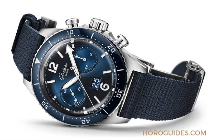 藍面、藍陶瓷圈打頭陣！ Glashütte Original SeaQ系列首次搭載計時功能-復刻表