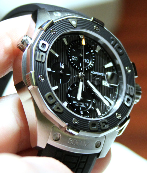Tag Heuer Aquaracer 500 Chronograph 2 泰格豪雅Aquaracer 500M自動(dòng)計(jì)時(shí)腕表-復(fù)刻表