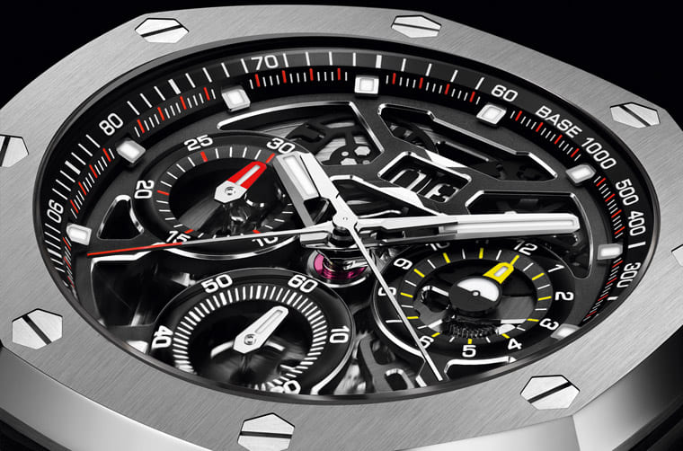 AP皇家橡樹概念系列新作首度融入雙追針飛返計時與表帶快拆設計-復刻表