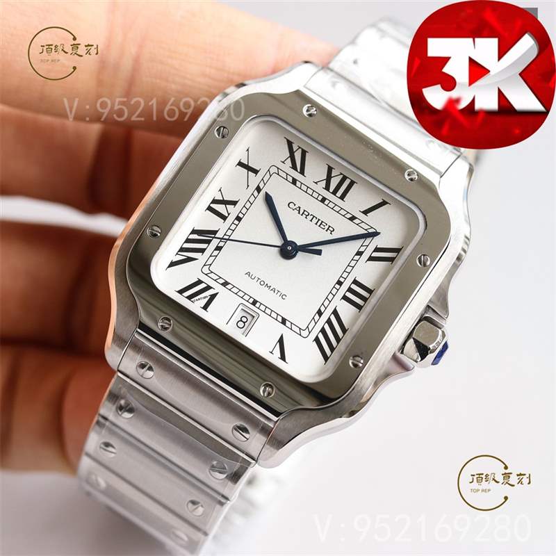 3K廠卡地亞山度士對比正品怎么樣,比V6廠、BV廠、GF廠更值得入手嗎-復刻表