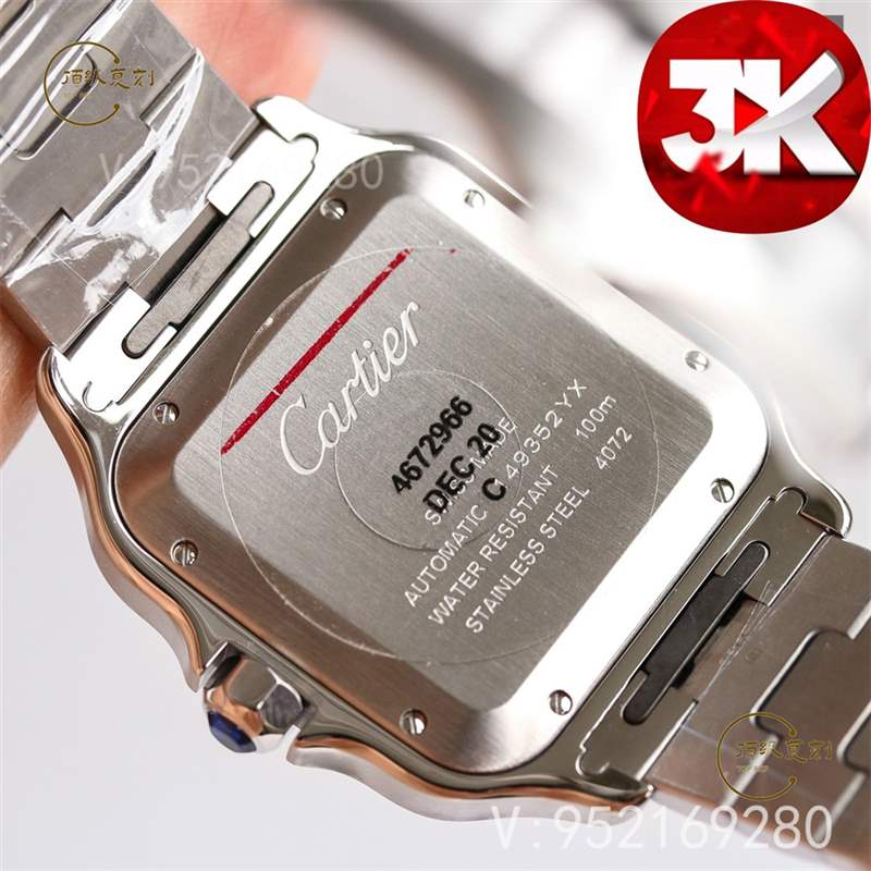 3K廠卡地亞山度士對比正品怎么樣,比V6廠、BV廠、GF廠更值得入手嗎-復刻表