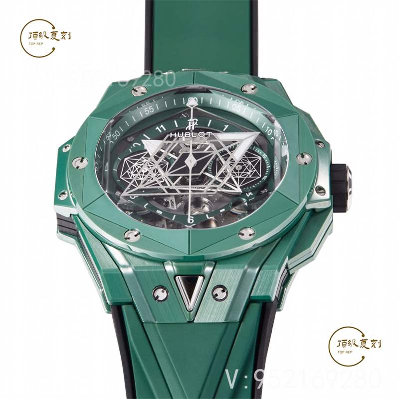 BBF廠宇舶大爆炸刺青二代綠色陶瓷腕表評(píng)測(cè),和zf廠刺青有區(qū)別嗎-復(fù)刻表