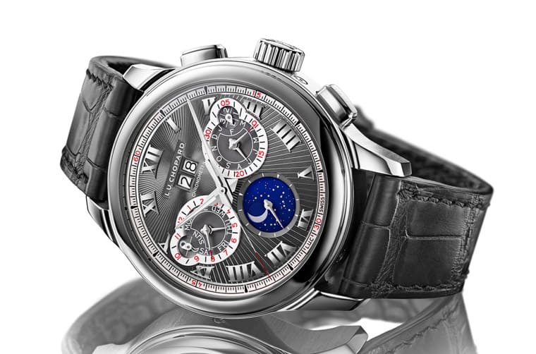 「罕見雙認(rèn)證高工藝規(guī)格」蕭邦L.U.C萬年歷計(jì)時(shí)碼表-復(fù)刻表