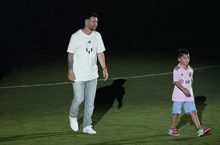 梅西轉戰邁阿密國際接下10號戰袍手上PP彩虹圈尤其吸睛-復刻表