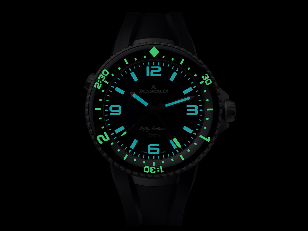 寶珀推出Fifty Fathoms 70th Anniversary Act 2 Tech Gombessa潛水腕表：3小時潛水計時-復刻表