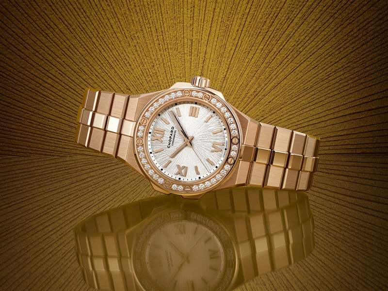 Chopard推出Alpine Eagle系列腕表新作：綠色表盤，33mm女士腕表-復(fù)刻表