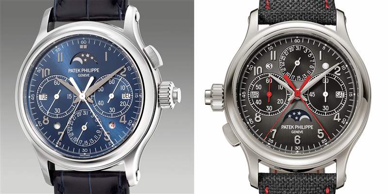 百達(dá)翡麗推出Ref. 5373P-001萬年歷雙秒追針單按鈕計(jì)時腕表：左撇子布局-復(fù)刻表