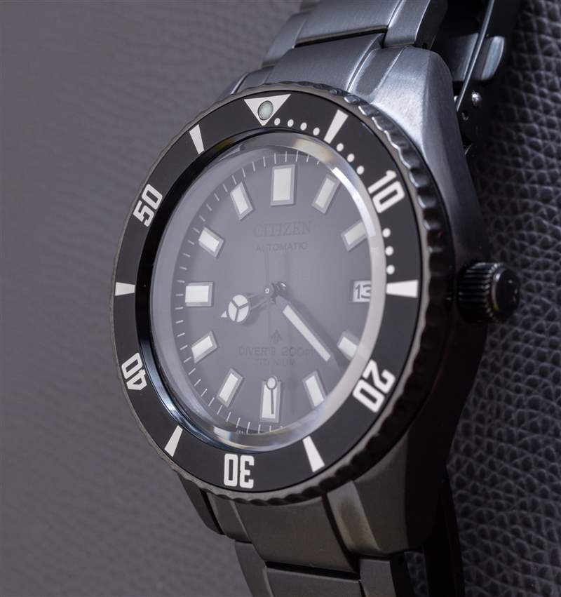 手表評論：西鐵城Promaster Dive自動腕表“Fujitsubo”NB6025-59H DLC超級鈦金-復刻表