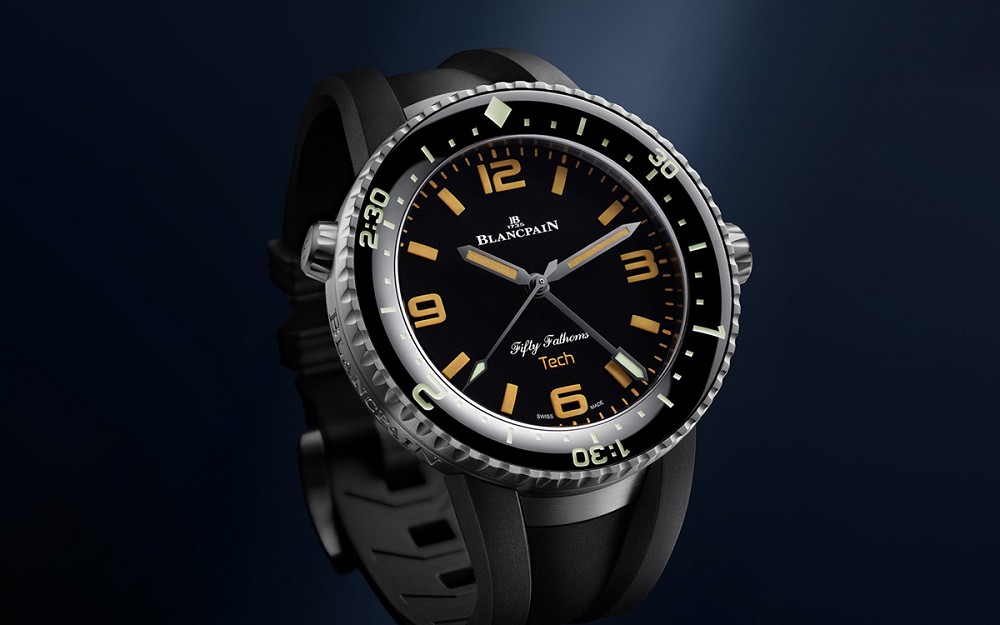 寶珀推出Fifty Fathoms 70th Anniversary Act 2 Tech Gombessa潛水腕表：3小時潛水計時-復刻表