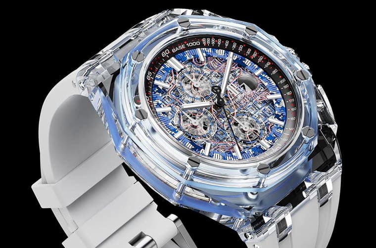 超吸睛!主打迷彩軍事風的透明皇家橡樹離岸型計時碼表-復刻表