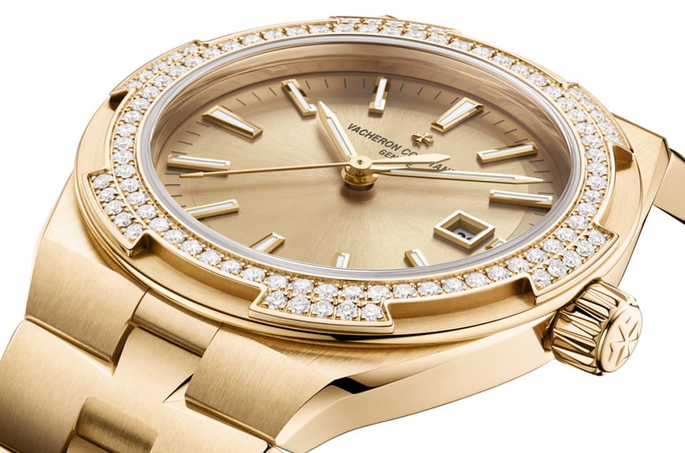 江詩丹頓中性尺寸Overseas自動表再追加粉紅金面盤款式向現(xiàn)代女性探險精神致敬-復(fù)刻表