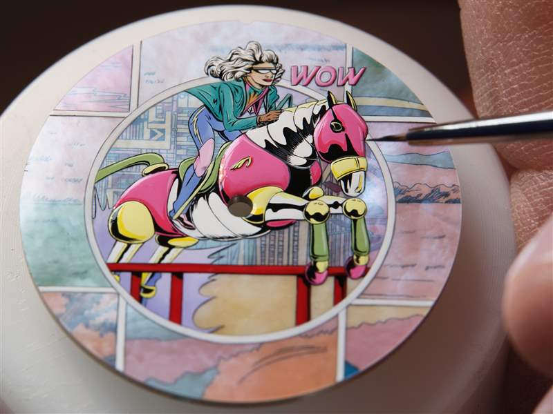 Hermès推出Arceau WOW微繪工藝表盤腕表-復刻表