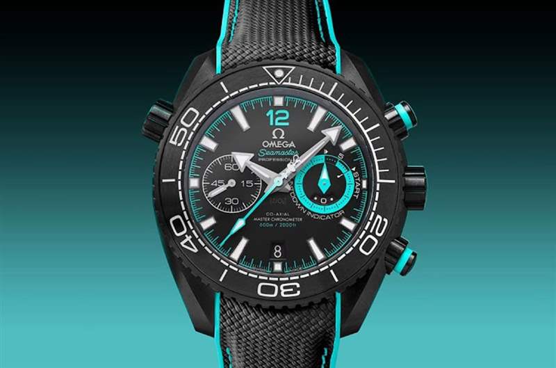 歐米茄以海馬Planet Ocean計時碼表為基礎創作最新阿聯酋航空紐西蘭ETNZ船隊聯名表-復刻表