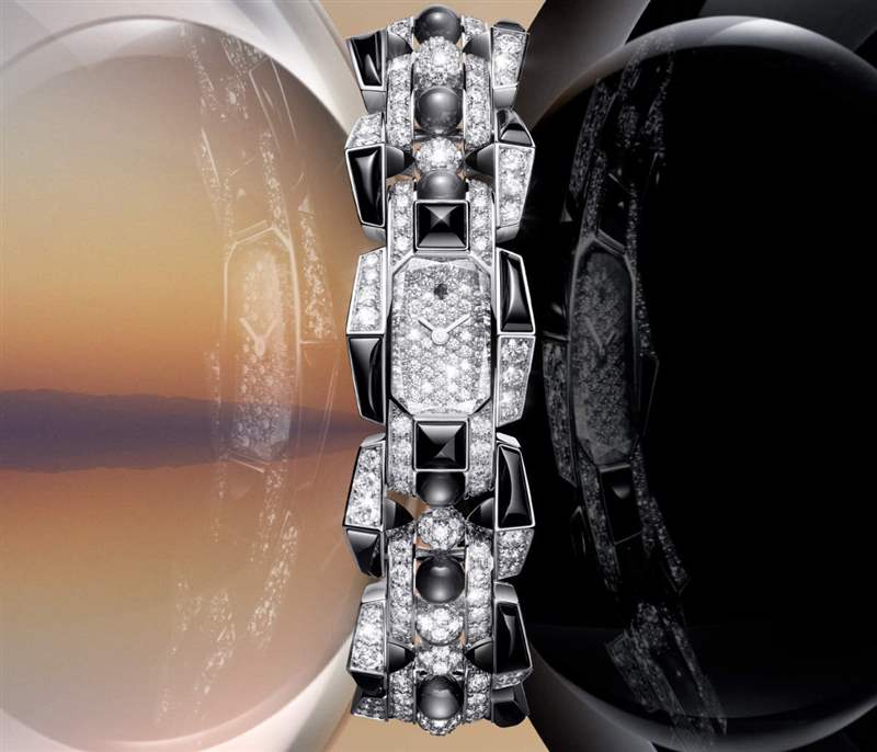 Cartier推出5枚Mécabille高級珠寶腕表：寶石滾珠與方釘元素-復(fù)刻表