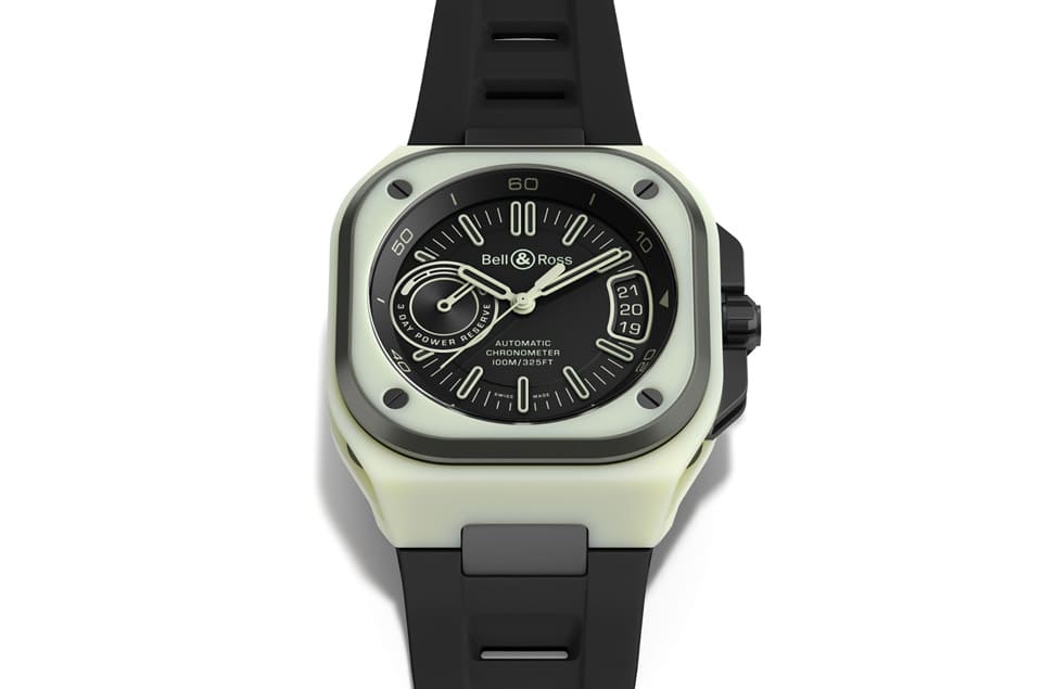 柏萊士夜光系列BR-X5 Green Lum再進(jìn)化整枚表殼都會發(fā)出綠光-復(fù)刻表