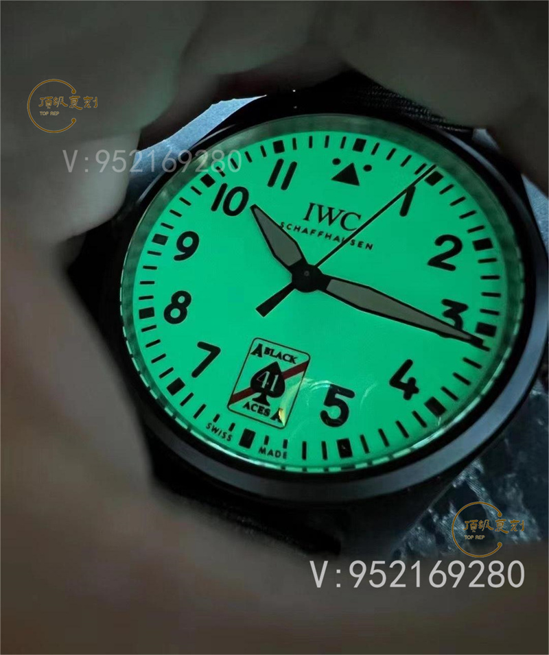M+廠復刻萬國飛行員特別版「黑桃A」IW326905全夜光做工怎么樣-復刻表