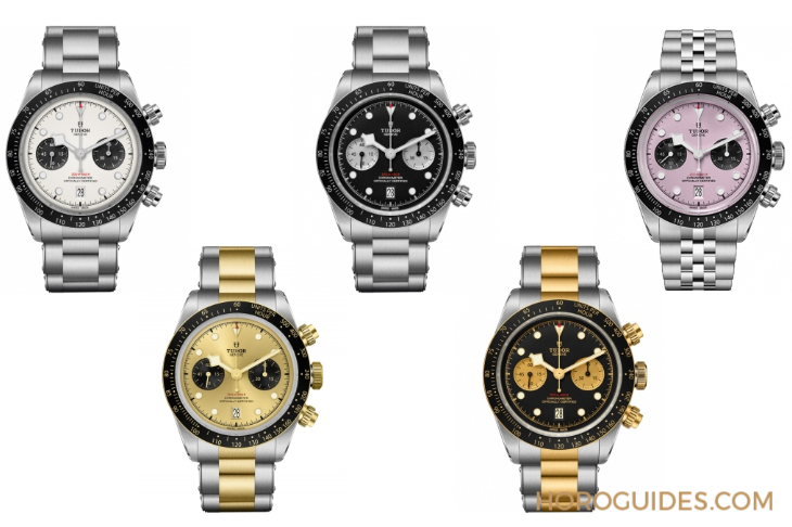 顛覆傳統(tǒng)的粉紅熊貓!帝舵表TUDOR發(fā)表Black Bay Chrono 'Pink'粉紅表盤計時碼表-復刻表