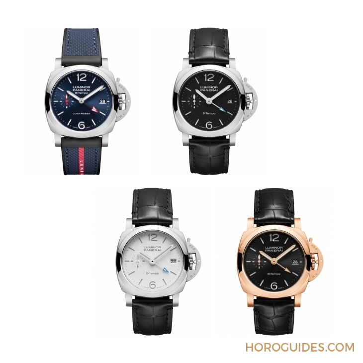 以Goldtech貴金屬材質入作！ 沛納海Luminor Quaranta BiTempo腕表再添一延伸新作PAM01641-復刻表