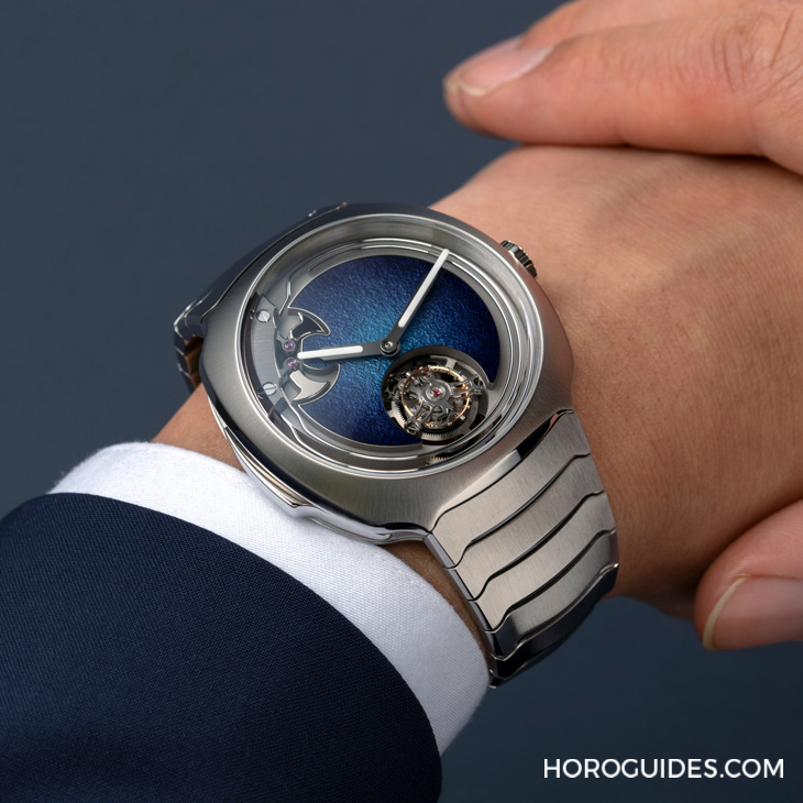 大明火琺瑯煙燻面加身,亨利慕時三問疾速者三問報時陀飛輪藍色琺瑯概念腕表奪目登場-復刻表