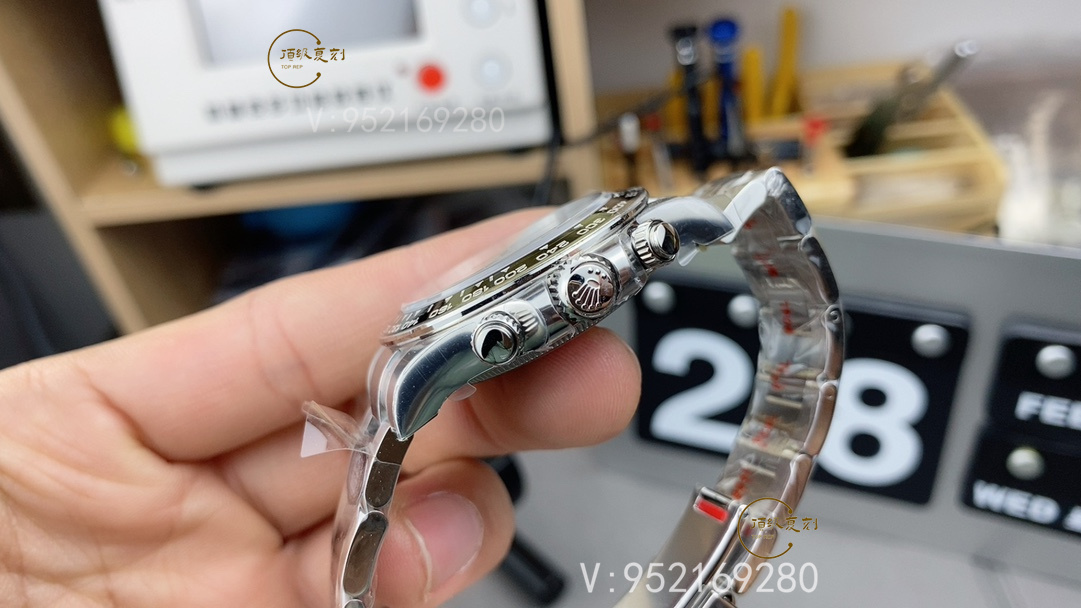 C廠Clean廠勞力士4131機芯黑陶迪126500(黑熊貓迪)深度解析-復(fù)刻表